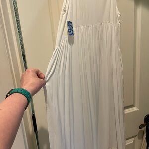 White Free People Intimate Layering Slip, never worn, Size S